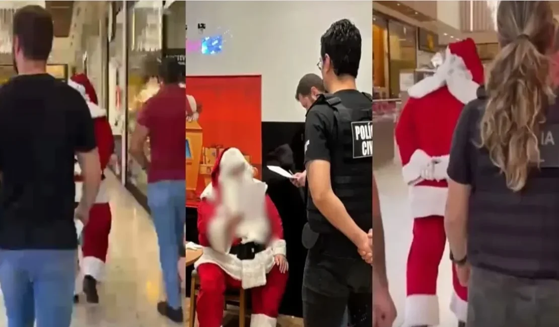Papai Noel é preso por estupro de vulnerável em shopping de Santa Catarina