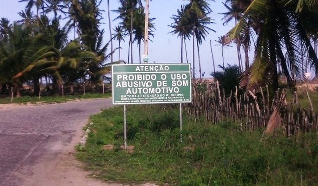 Justiça e MP proíbem uso abusivo de som automotivo no Pontal do Peba