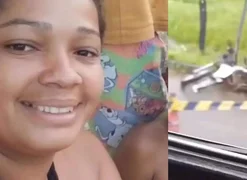 Mulher morre ao ter moto atingida por carro, em União dos Palmares