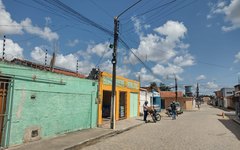 Gato em poste no bairro Planalto, em Arapiraca