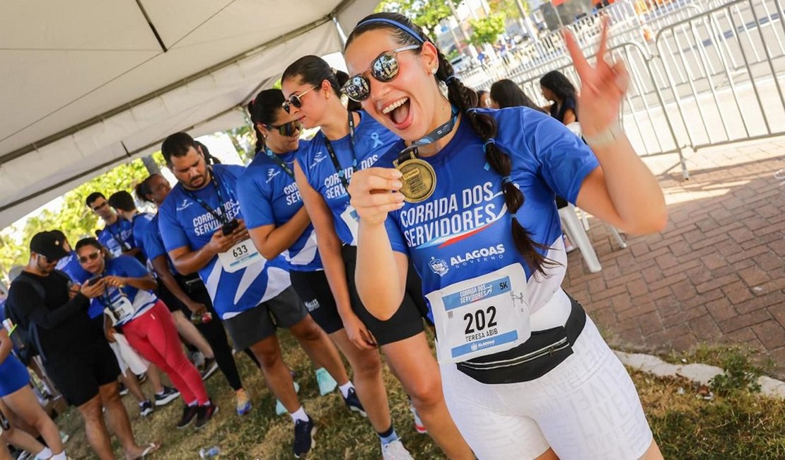 Corrida dos Servidores de Alagoas 2025 reúne mais de 800 participantes na orla da capital