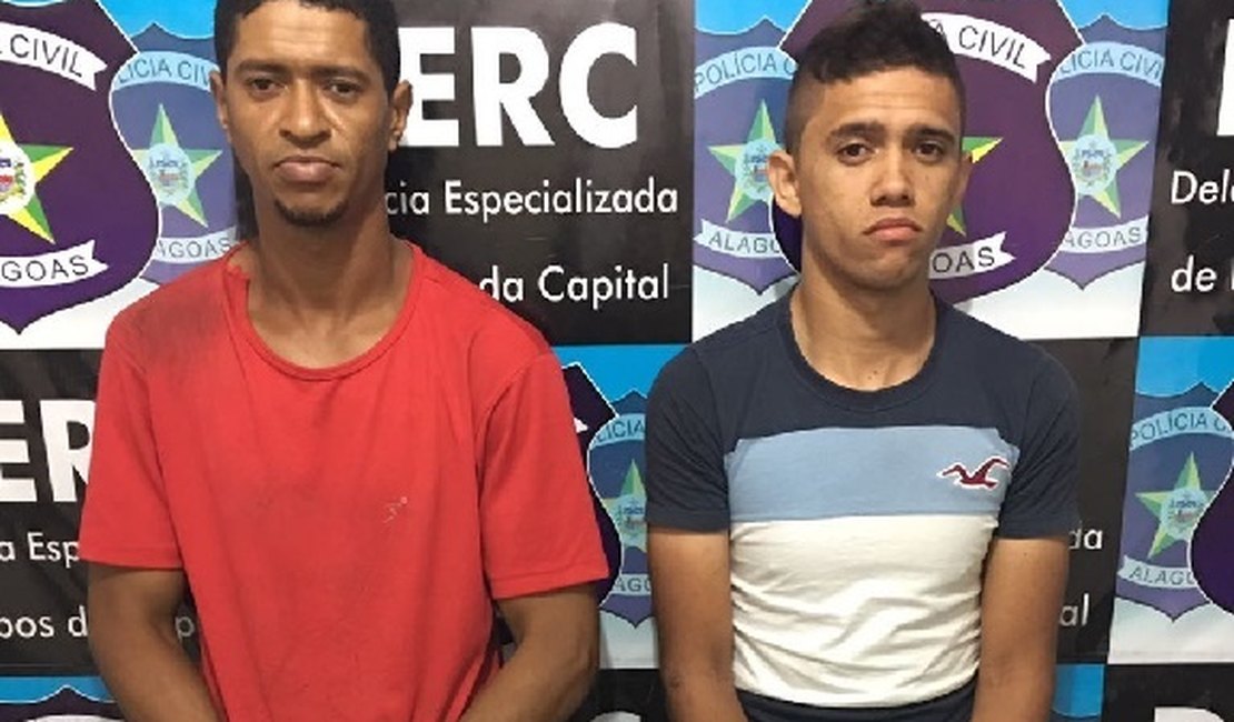 Polícia Civil prende dupla por roubos em Maceió