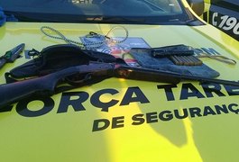 Força Tarefa prende homem com arma de fogo em Igreja Nova