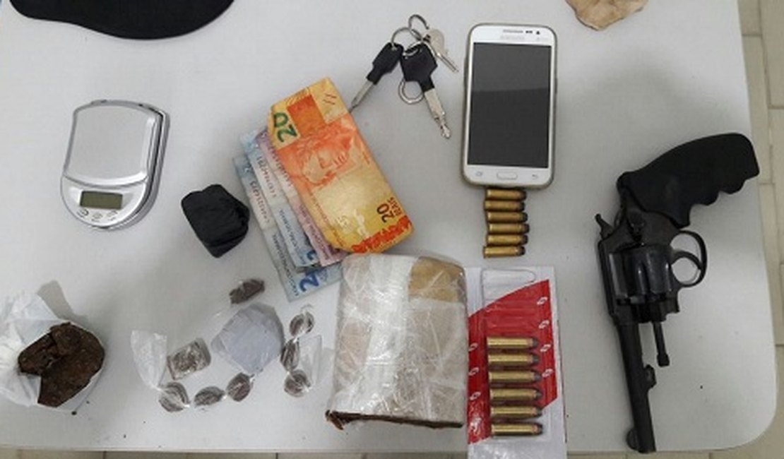 Policia vai averiguar denúncia de tráfico e acaba prendendo suspeito de latrocínio no Agreste