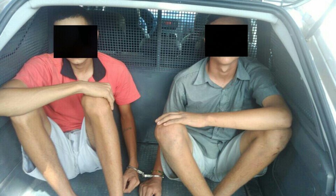 Menores são apreendidos com arma de fogo, em Arapiraca