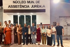 Prefeitura de Jaramataia inaugura Núcleo Municipal de Assistência Jurídica e entrega mais de mil cestas básicas