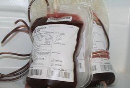 Hemoal está com menos de 50% do estoque de sangue mínimo necessário