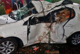 Grave acidente na AL 220 deixa uma mulher morta e outra gravemente ferida