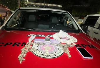 Força Tática do 4º BPM prende homem por violência doméstica, cárcere privado e tráfico de drogas em Maceió
