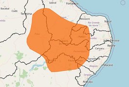 Alerta do Inmet indica perigo de baixa umidade do ar em 16 cidades de Alagoas; saiba quais