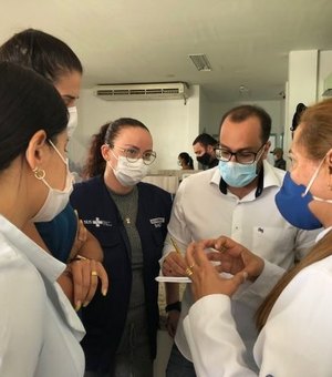 HEA recebe visita técnica de integrantes da Rede de Urgência e Emergência de Alagoas