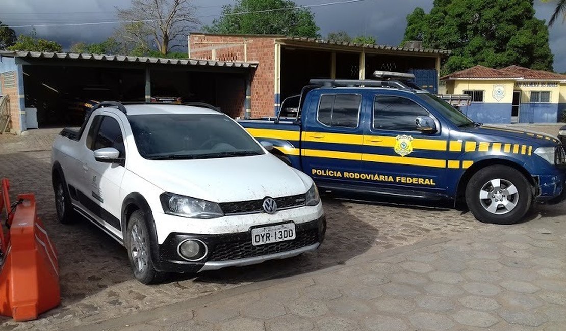 Polícia Rodoviária Federal recupera veículo clonado na BR 316