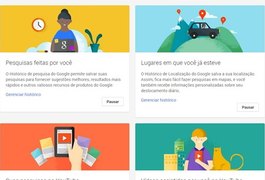 Controle o que o Google sabe sobre você