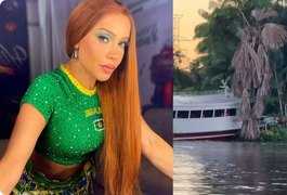 Cantora Viviane Batidão e equipe sofrem acidente de lancha após show no Pará