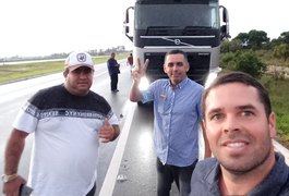 Carreta de alagoano roubada em Pernambuco é localizada na Paraíba