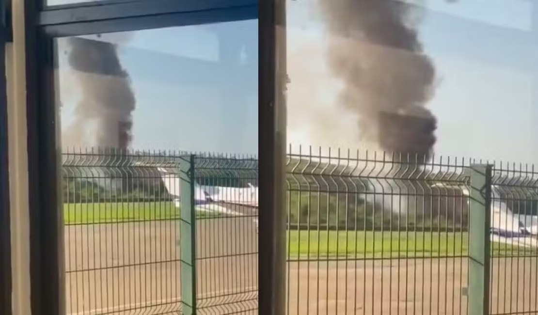 Três policiais morrem após avião da PM cair em Santana do Paraíso, em Minas Gerais