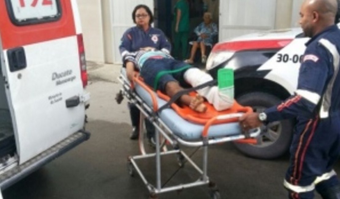Jovem anuncia assalto na Santa Amélia e é baleado na perna