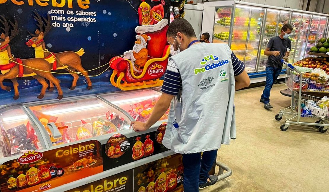 Pesquisa do Procon revela os preços dos produtos da ceia de natal em Arapiraca; veja