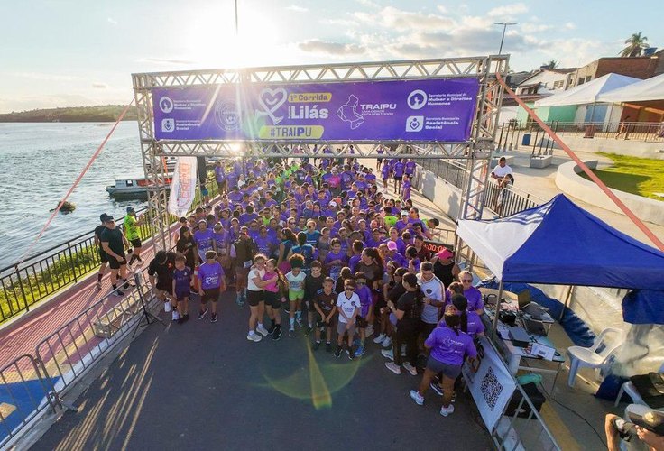 Traipu abre inscrições para a 2ª Corrida Agosto Lilás, que une esporte, conscientização e solidariedade