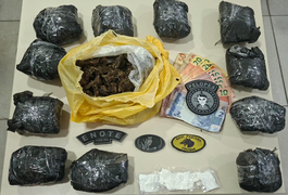 Polícia Militar prende três pessoas por tráfico e apreende drogas no interior de Alagoas