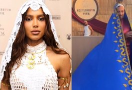 Look de fã caracterizado como Nossa Senhora Aparecida divide opiniões em show de Anitta