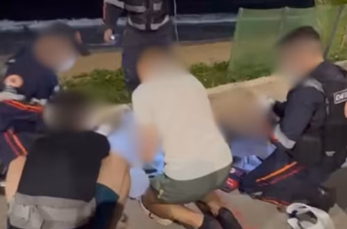 Idoso sofre traumatismo craniano ao cair de patinete elétrico, na orla de Maceió