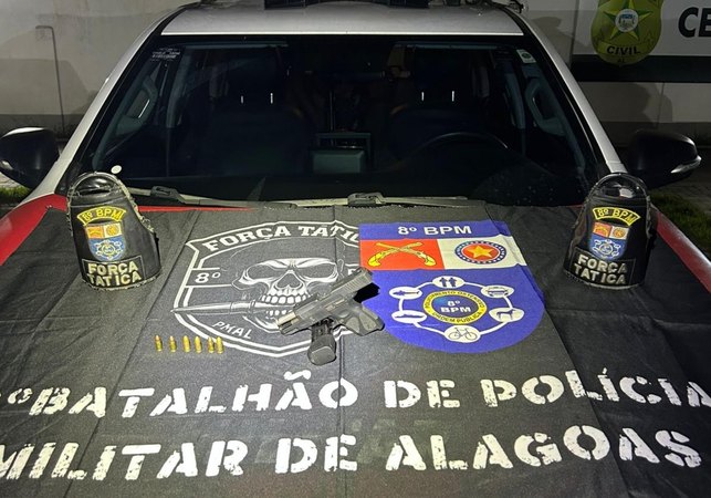 PM apreende 32 armas de fogo e quase 25 quilos de drogas na última semana em Alagoas
