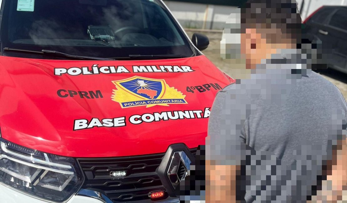 Após denúncia de perturbação, foragido da justiça por homicídio é preso em Maceió