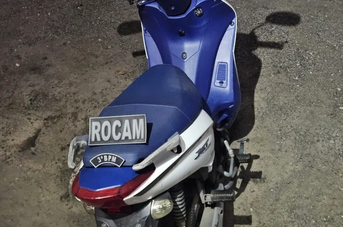ROCAM do 3º BPM recupera ciclomotor com queixa de roubo em Arapiraca