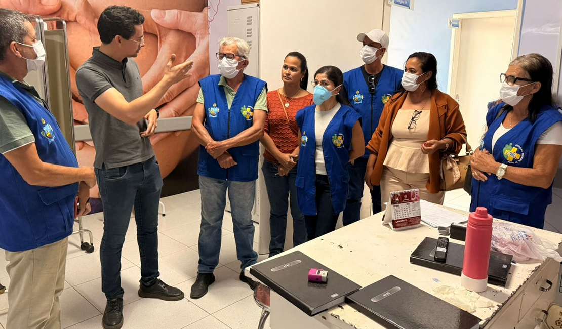 Conselho Municipal de Saúde realiza visita técnica às novas instalações da maternidade da Santa Casa de Penedo