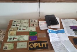 Trio tenta fazer empréstimo de R$ 70 mil com documentos falsos em banco em Maceió e é preso