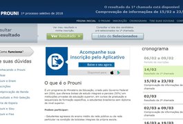 Prouni divulga resultado com listas de aprovados; site apresenta problema