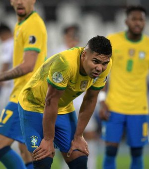 Casemiro não se apresenta e vira dúvida para rodada tripla da seleção brasileira