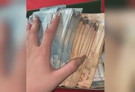 Influenciadora faz vídeo mostrando R$ 12 mil dentro de caixa e tem casa roubada