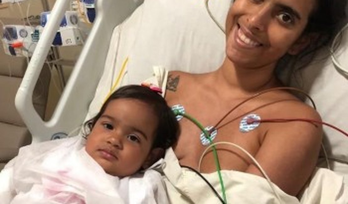 Após um ano e três meses de espera, jovem mãe consegue transplante de coração em Maceió