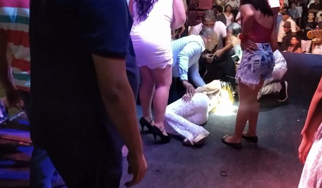 Vídeo. Mulher é hospitalizada após passar mal no Palco no Bosque das Arapiracas