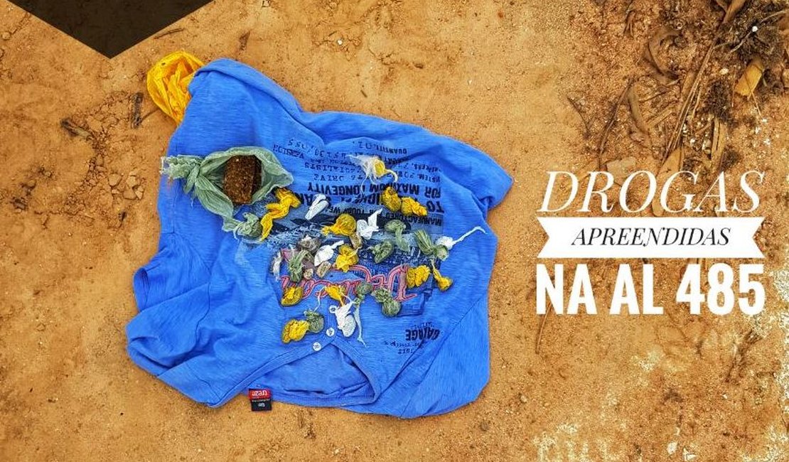 Dois menores de apenas 13 anos são flagrados com drogas na AL 485