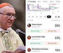 Bets do conclave: favorito a papa, Pietro Parolin movimenta US$ 1,8 milhões em apostas online nos EUA