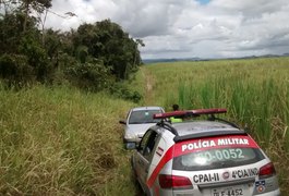 PM recupera veículo roubado em canavial no interior de Alagoas