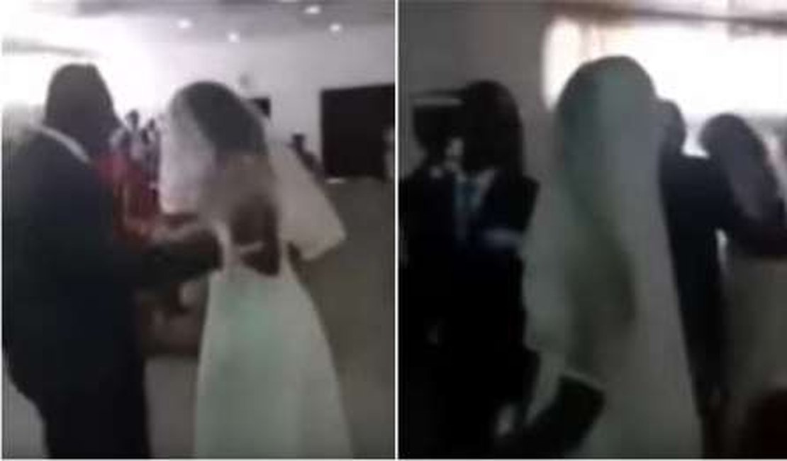 Amante invade casamento com vestido idêntico ao da noiva e constrange convidados