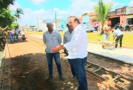 Prefeito de Arapiraca inicia a semana visitando obras na cidade