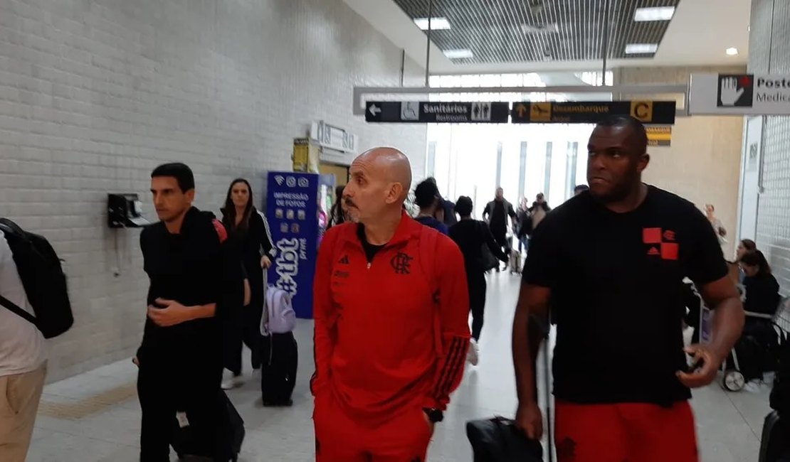 Preparador físico do Flamengo pede desculpas por soco em Pedro