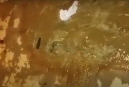 Vídeo. Moradores do Nilo Coelho aguardam há mais de um mês conserto de vazamento de água