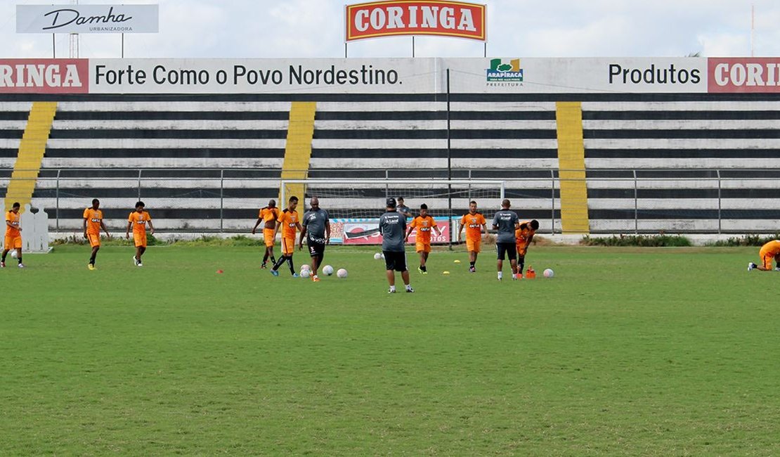 Elenco do ASA treinou em dois períodos nesta terça