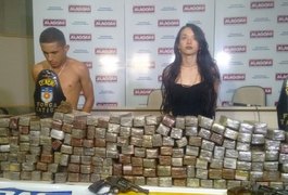 Operação conjunta apreende 130 kg de maconha em Maceió