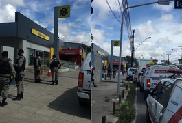 Vídeo. Bandidos rendem vigilantes de agência bancária e roubam armas