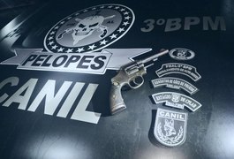 Homem é preso após ser flagrado com arma de fogo em Craíbas