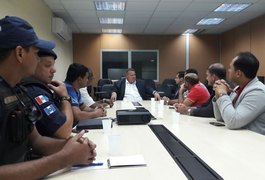 Guarda Civil de Girau do Ponciano participa de reunião com Secretário de Segurança Pública
