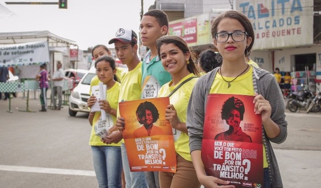 SEMED e SMTT desenvolvem ações alusivas à semana nacional do trânsito em Girau do Ponciano