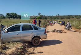 Grave colisão frontal entre carro e moto deixa um morto em Feira Grande